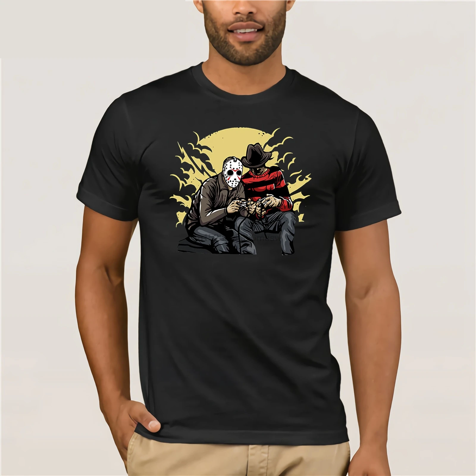 Dark Gamers T Shirt Men printed casual t-shirt Hot men fun print T-shirt Top Short Sleeve |