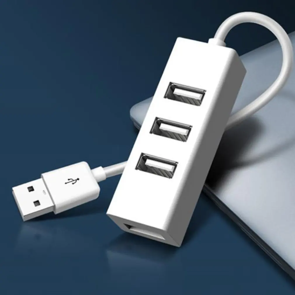 

Портативный USB-разветвитель для ноутбука, компьютера, 4 порта, USB 2,0