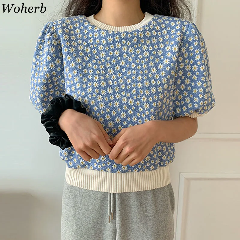 Woherb Sweaters Women Streetwear Knitted Pullover Angel Jacquard Fashion Hip Hop Spring Autumn Harajuku Oversized Outwear Jumper long sweater