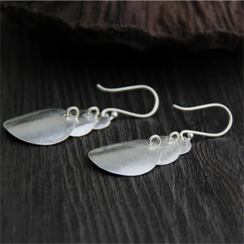 Женские серьги с кисточками и круглыми пластинами из серебра 925 пробы | Украшения