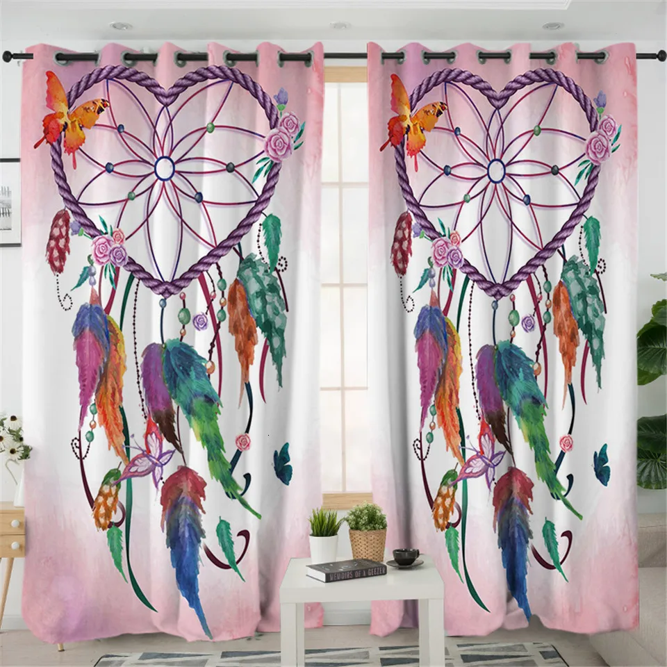 Постельные принадлежности Outlet Dreamcatcher занавески s для гостиной спальни красочные затемненные занавески оконные занавески домашний декор 1 шт