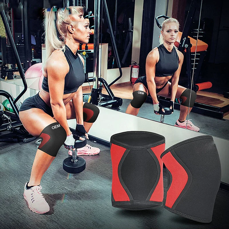 1 шт. неопреновые наколенники компрессия Тяжелая атлетика тренажерный зал фитнес