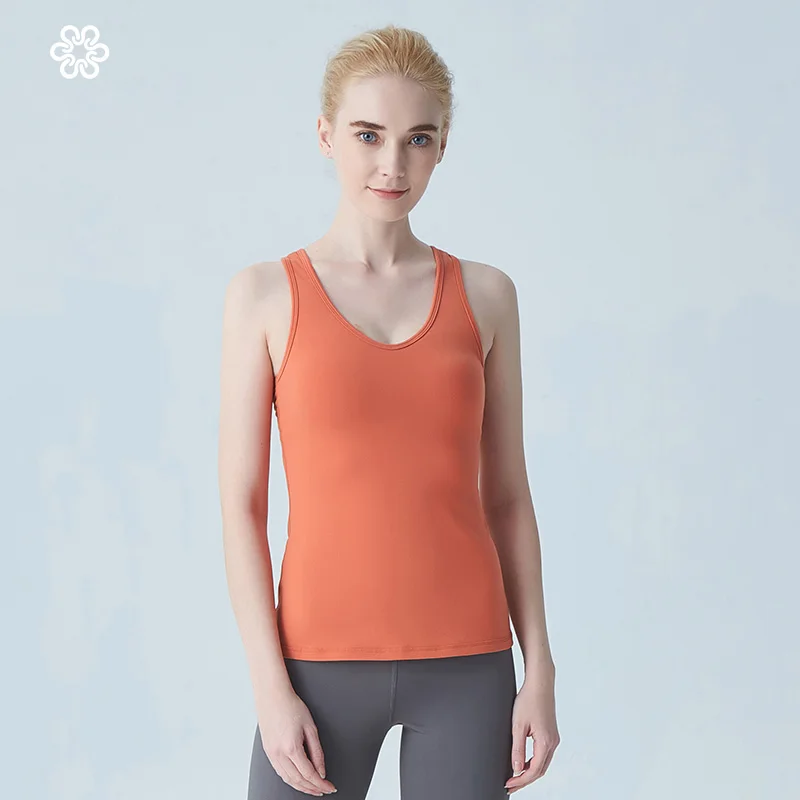 Женские футболки жилет для йоги женские Девушки без рукавов укороченный топ
