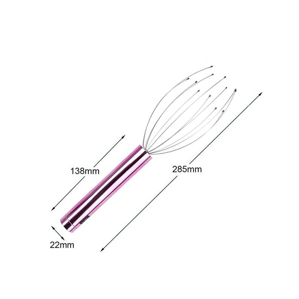 

Electric Scalp Massager Head Relaxer Relieve Stress Metal Comb Promote Blood Circulation Health Care