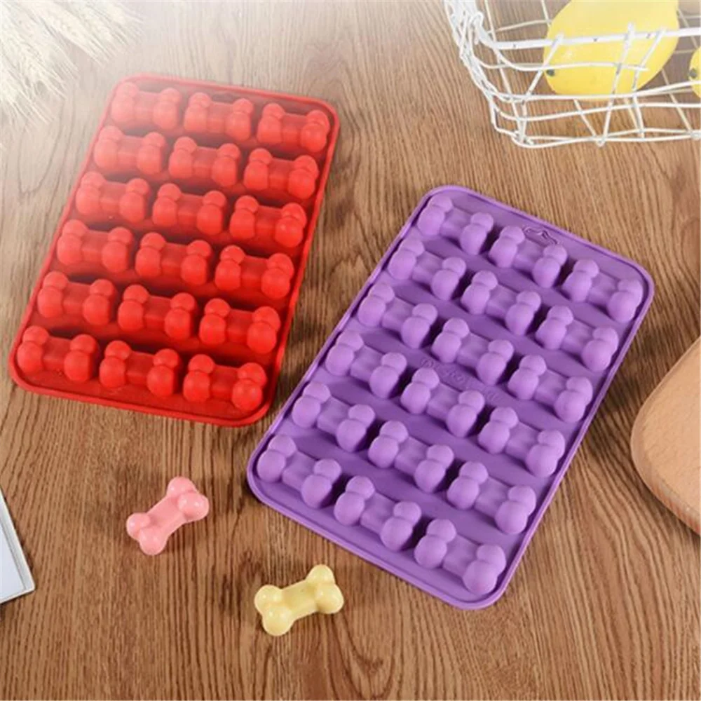 

Женская силиконовая форма для торта в форме кости с 18 ячейками, сахарные печенья, для кексов, для выпечки тортов