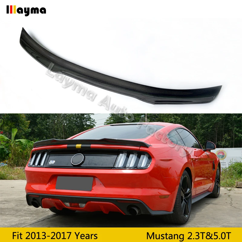 Стильный спойлер Roush для заднего багажника из углеродного волокна Ford Mustang 2Door Coupe 2