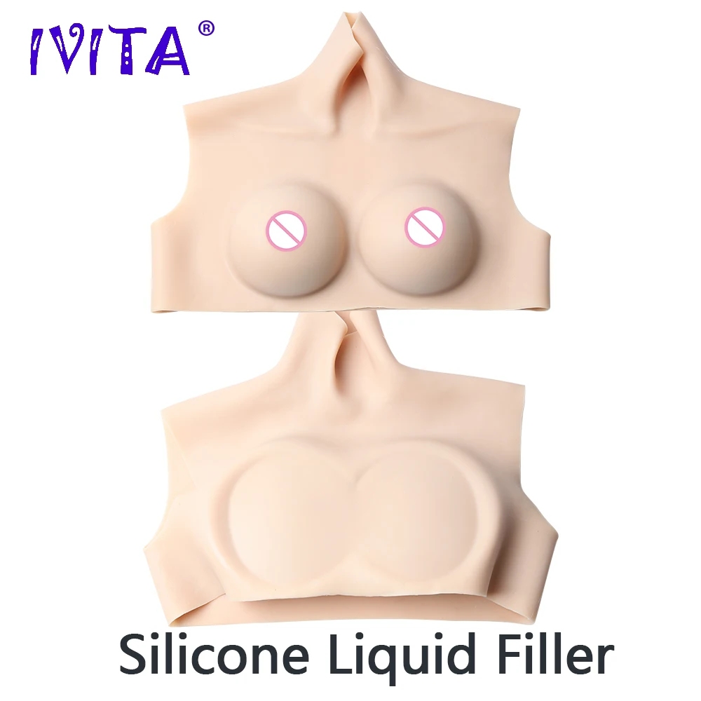 Искусственная силиконовая форма груди IVITA искусственные модный косплей для