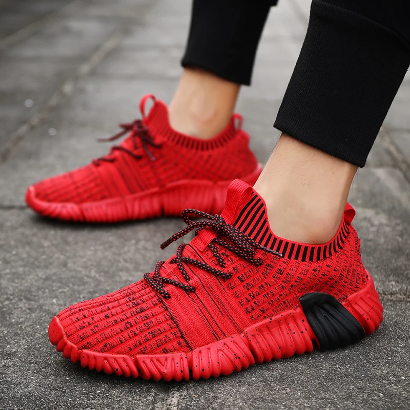 

Men's Sneakers Breathable Mesh Casual Shoes High Quality Lightweight Hard-wearing off white Shoes Zapatillas Hombre Scarp Uomo