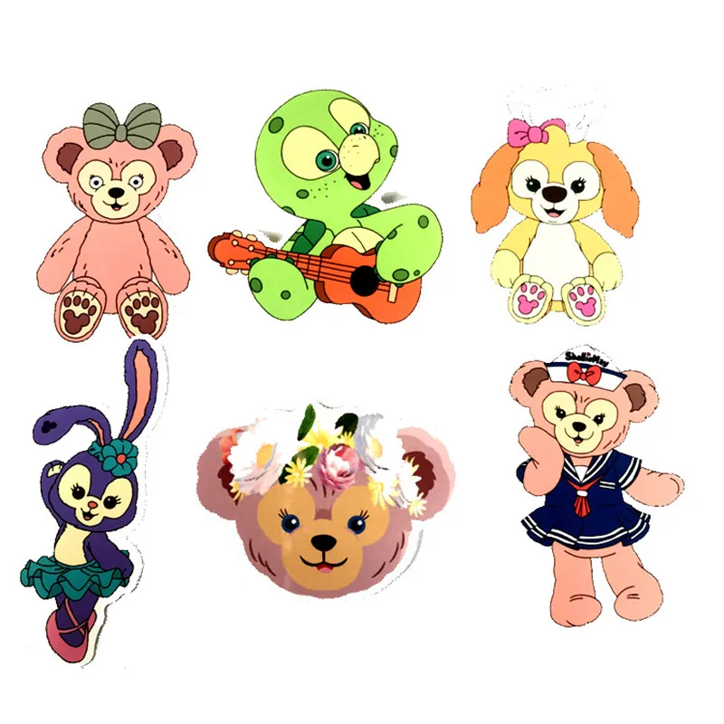 30 штук симпатичных Даффи медведь чемодан граффити с скейтборд шлем мобильный