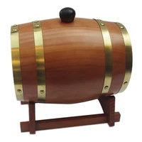 new 3l wooden vintage wood barrel timber wine for beer whiskey rum brewing port hotel restaurant decorative barrel exhibition di
