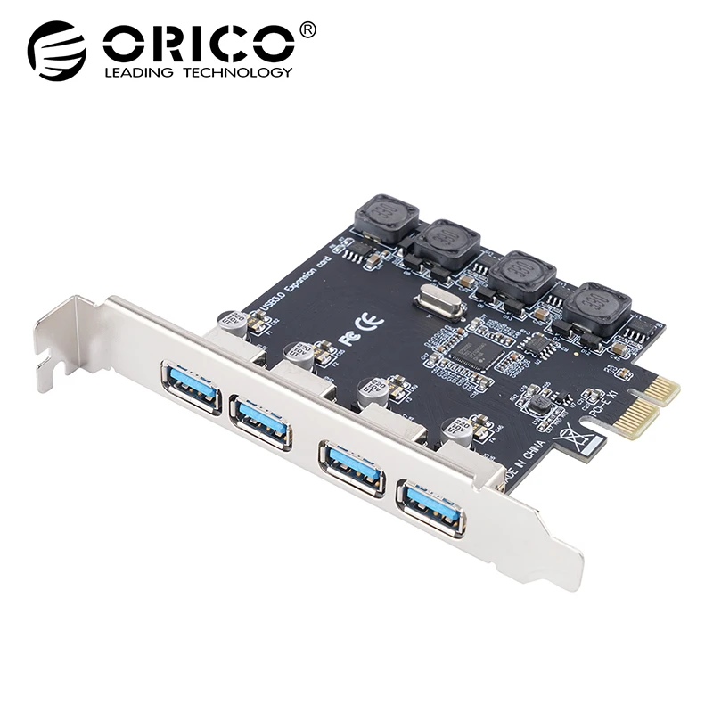 

Карта расширения ORICO, 4 порта USB 3,0, 5 Гбит/с, PCI-E