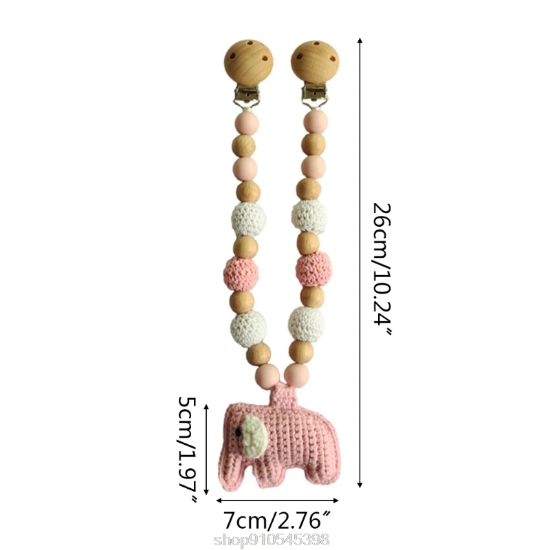 

Baby Teether Pendant Pram Clip Hanging Toy Pacifier Chain Silicone Beads Stroller Rattle Nursing Molar O30 20 Dropshipping