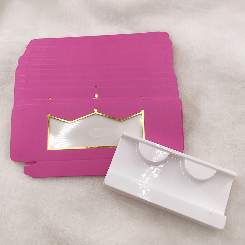 20pcs/lot Empty Lashes Paper Boxes Custom Mink Eyelashes Packaging