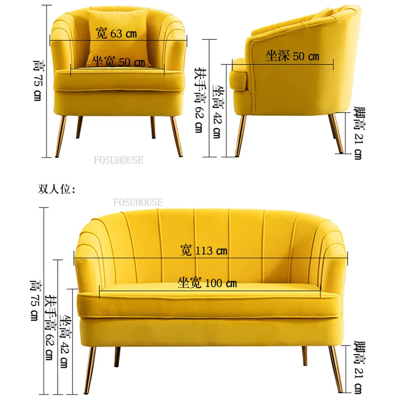 Матерчатые спинки в европейском стиле диваны для гостиной кресло отдыха