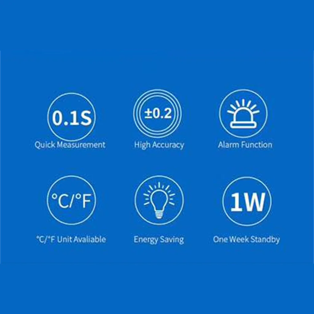 

Adult Child Body Thermometer New Wall-mounted Body Thermometer With Bluetooth, Non-contact Digital Forehead Fever Office Home