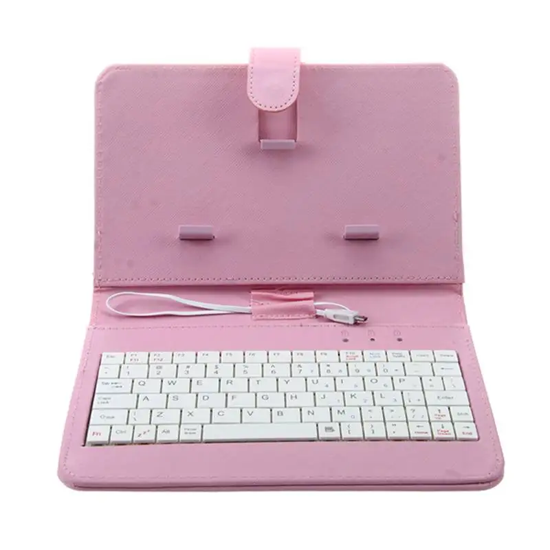 Универсальная Проводная клавиатура флип кобура для телефона Android 4 2 '' 6 8''