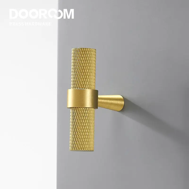 Dooroom латунные вязанные мебельные ручки современный матовый черный латунный
