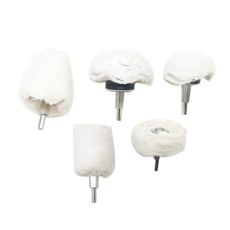 

TIOODRE Buffing Pad T-Type Cotton Pad Polishing Mop Buffing Wheel Pad Kit Automobiles Motorcycles Abrasive Tools Multi-Purpose