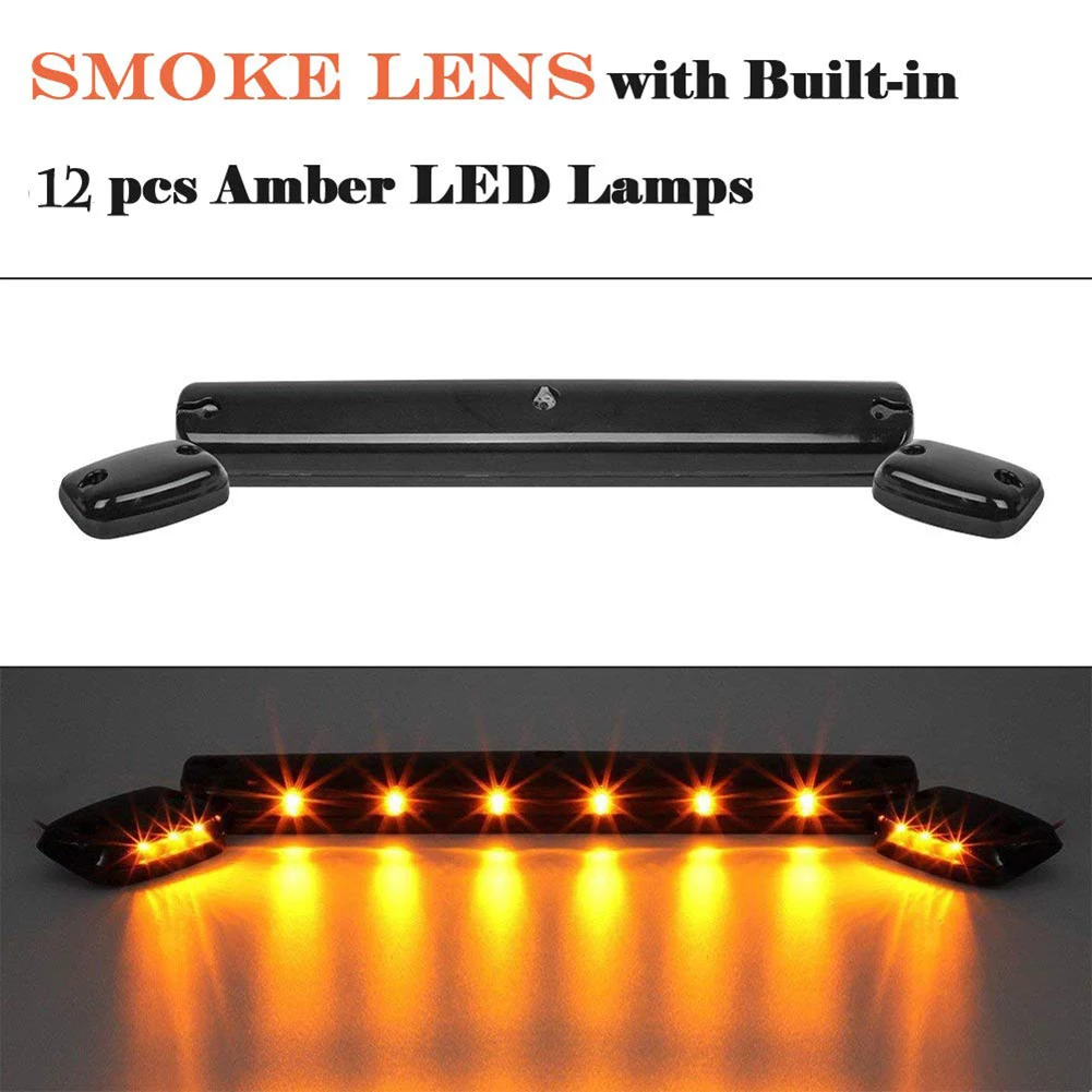 3pcs Car Truck CAB Roof Top Marker Running Lamps LED Lights For Accessories Cab | Автомобили и мотоциклы