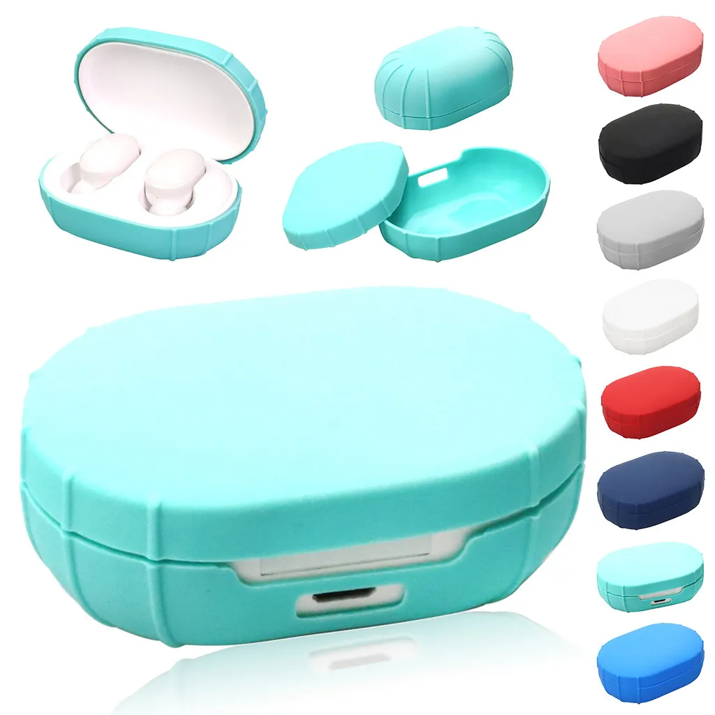 Защитный чехол для наушников eпула Xiaomi AirDots мягкий силиконовый универсальный
