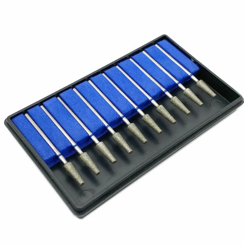 Роторная полировальная машина для зубных ногтей 10 шт./компл. с гальваническим