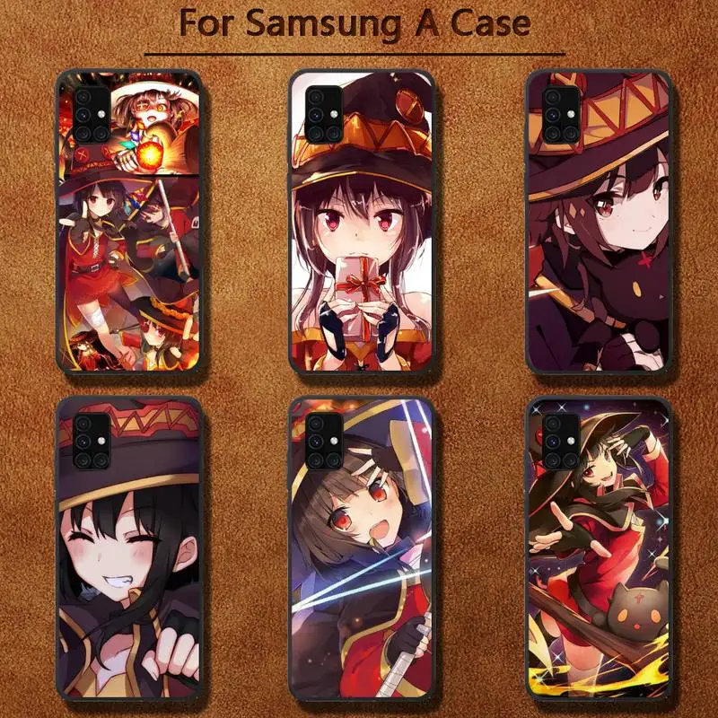 

anime Konosuba Megumin Phone Case for Samsung A91 01 10S 11 20 21 31 40 50 70 71 80 A2 CORE A10