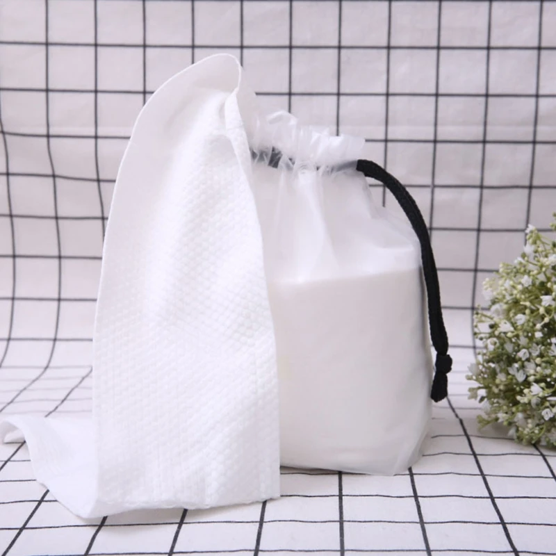 Одноразовое полотенце для лица ультрамягкие толстые хлопковые салфетки мочалка