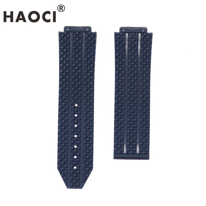 24mm Silicone Edition Fashion WatchBand For hublot Big Bang Series Skidproof Band Soft Watch Strap For HUBLOT Wrist Bracelet