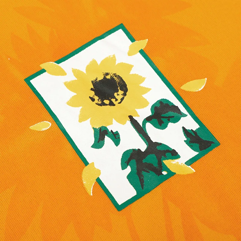 Женский свитшот с цветочным принтом длинный Повседневный пуловер рукавом