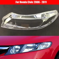 car headlight lens for honda civic 2006 2007 2008 2009 2010 2011 headlamp lens car replacement lens auto shell cover