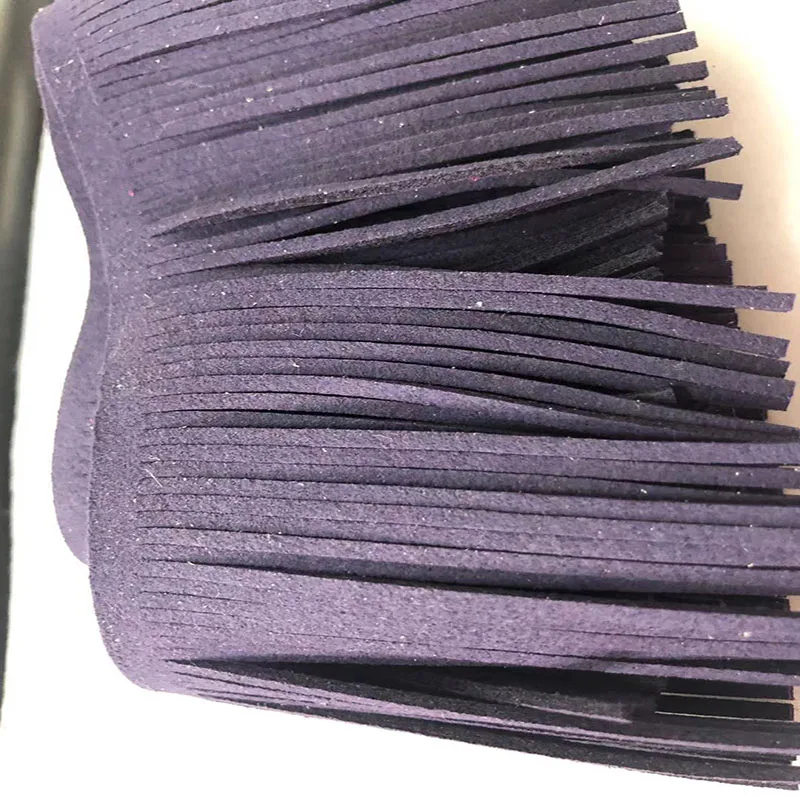 1 ярд бахрома кожа замша кисточкой кружева юбка сумка для одежды ручной работы DIY