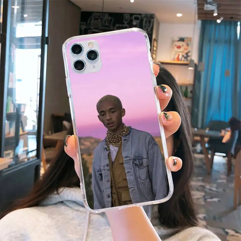 

Jaden Smith Phone Case Transparent soft For iphone 5 6 7 8 11 12 s c se plus mini x xs xr pro max cover shell funda