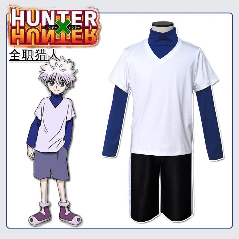 

Костюм для косплея Hunter x Hunter Killua Zoldyck, мужской костюм на Хэллоуин