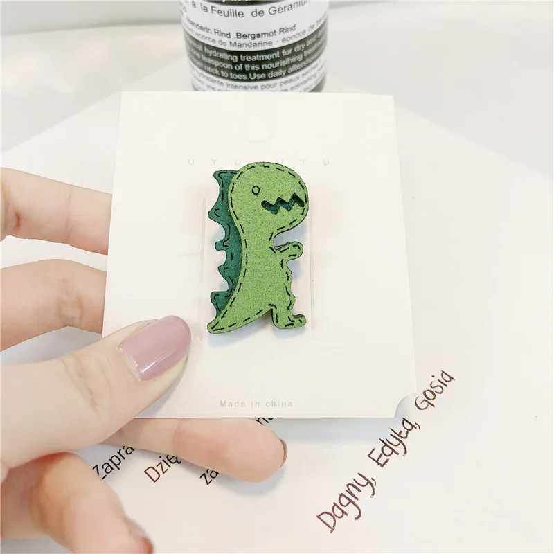 Новинка милая заколка для волос в виде моркови авокадо динозавра Детские волосы