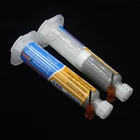 2 шт., паяльный флюс MECHANIC XGZ40, 35 г, паяльная паста с бесплатными иглами, шприц Sn63Pb37 25-45 мкм для ремонта компьютера