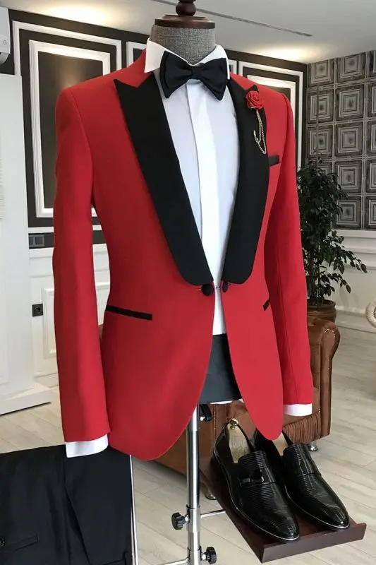 

(Jacket+Pants) Fashion New Year Party Wedding Groomsman Suit 2 Piece Set Slim Fit Prom Tuxudos Prom Male Clothes Formal Blazer