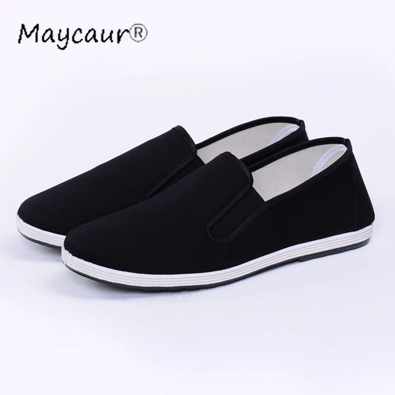 Мужская однотонная повседневная обувь на нескользящей резиновой подошве в стиле