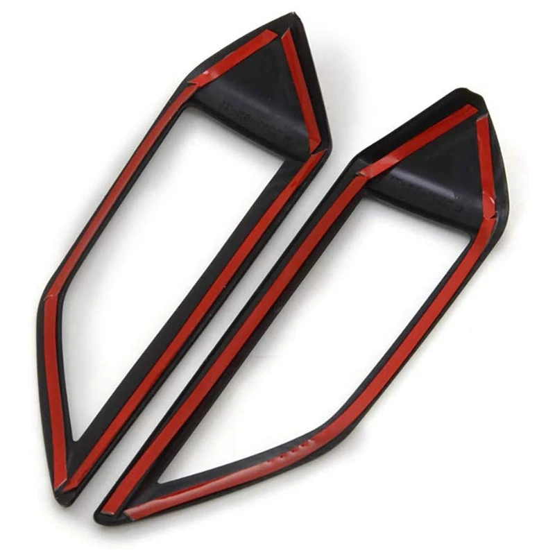 Черный ABS углеродное волокно цвет Автомобильный Центр Кондиционер Выход