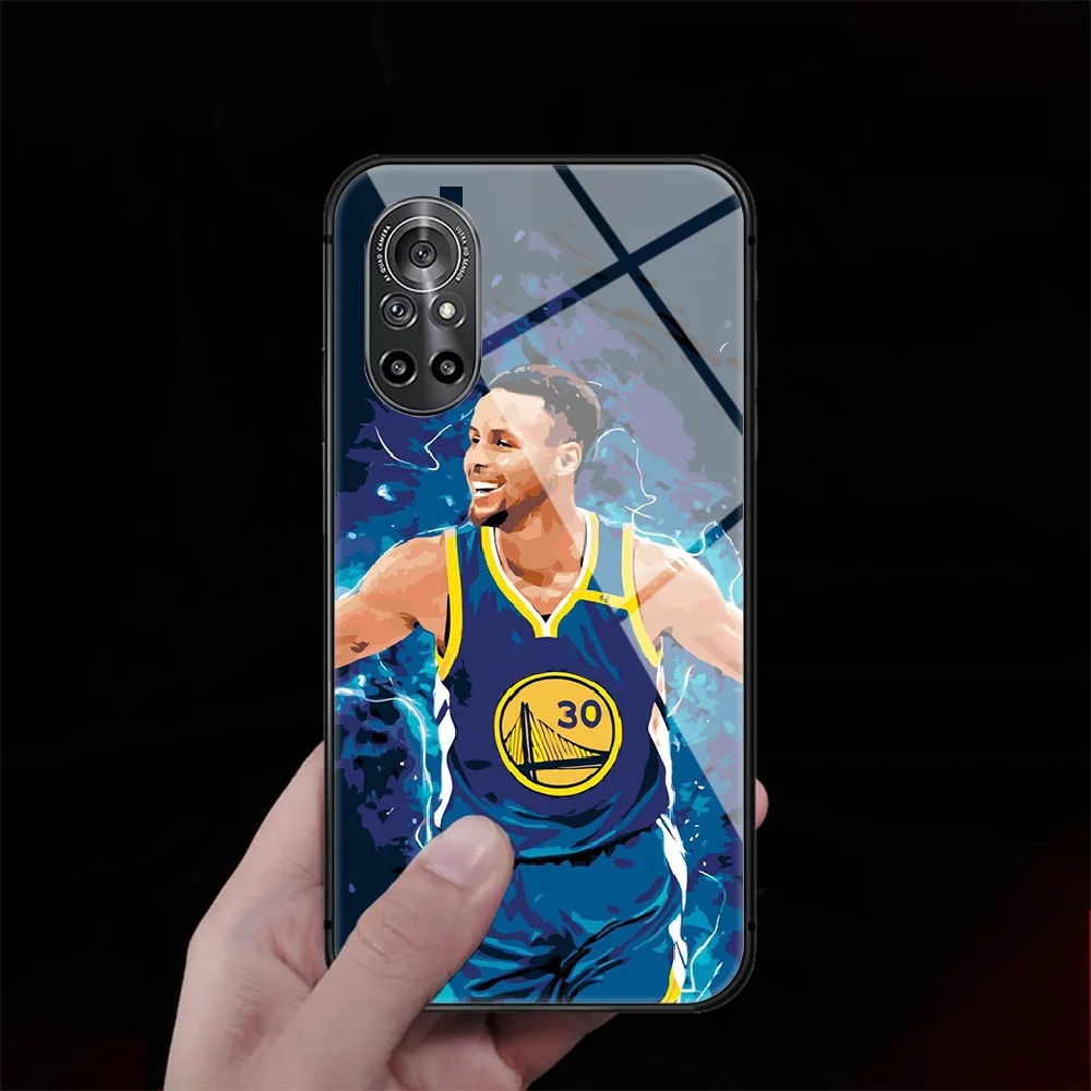 

Stephen 30 Curry Basketball Tempered Glass Phone Case Cover For Huawei Honor Oppo Reno Find X2 X3 5 7 8 9 10 20 A I X Pro Lite