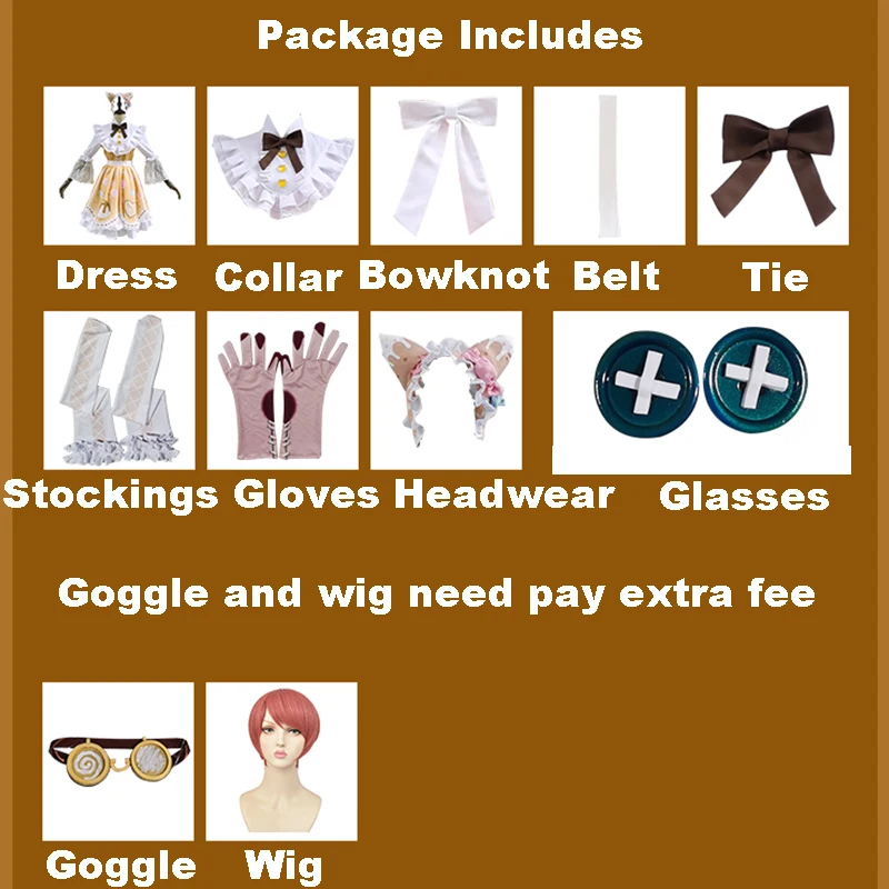 

Game Identity V Cosplay Costumes Mechanic Tracy Reznik Cosplay Costume Candy Girl Skin Uniforms Costume Dresses Survivor Clothes