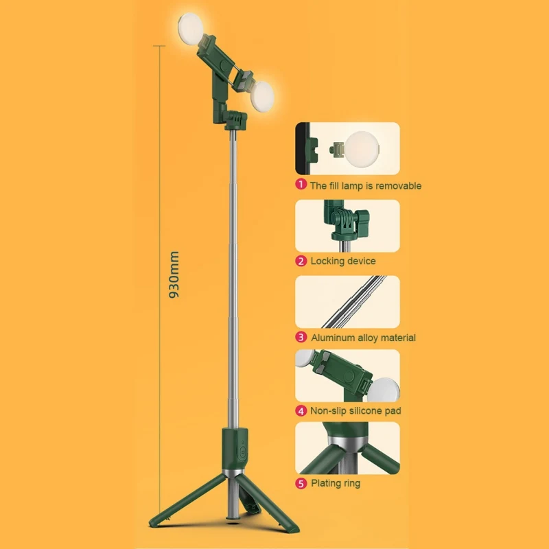 Новейшая технология Bluetooth мобильный телефон Автопортрет стержень с двумя