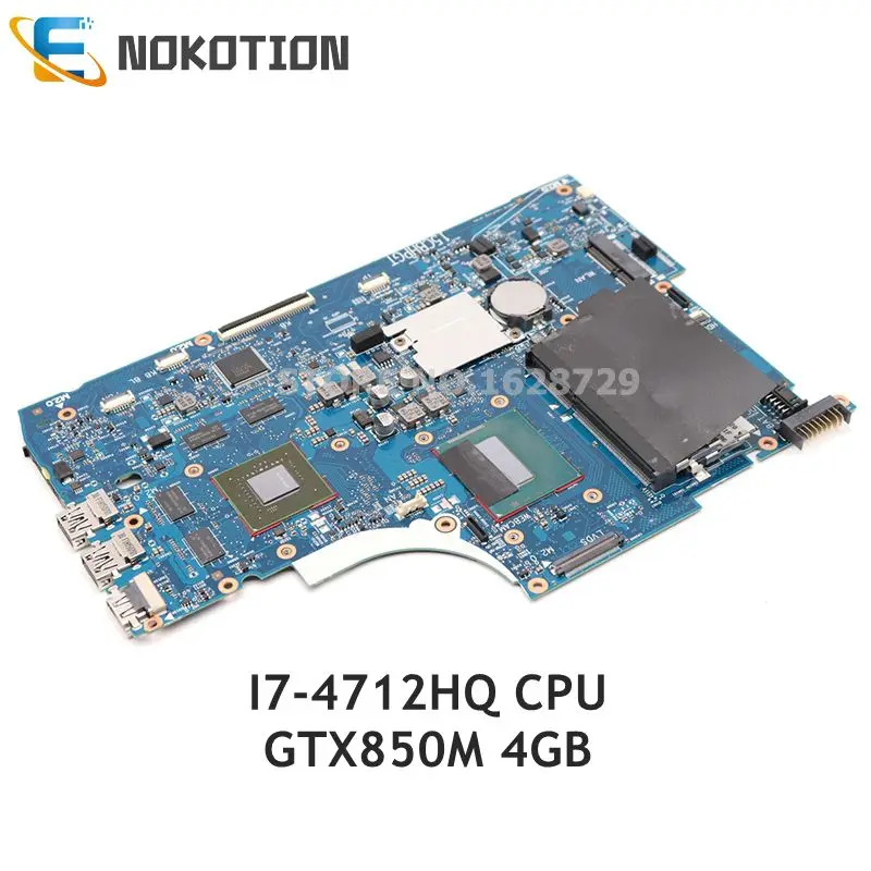 NOKOTION 765736 501 001 для HP Envy 15 Q Q001TX материнская плата ноутбука 6 дюймовый I7 4712HQ процессор