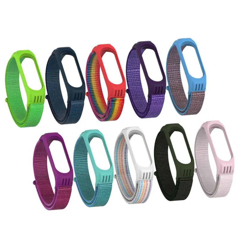 Нейлоновый Ремешок Для Xiaomi для Mi Band 4/3 сменный Браслет спортивный браслет дышащий