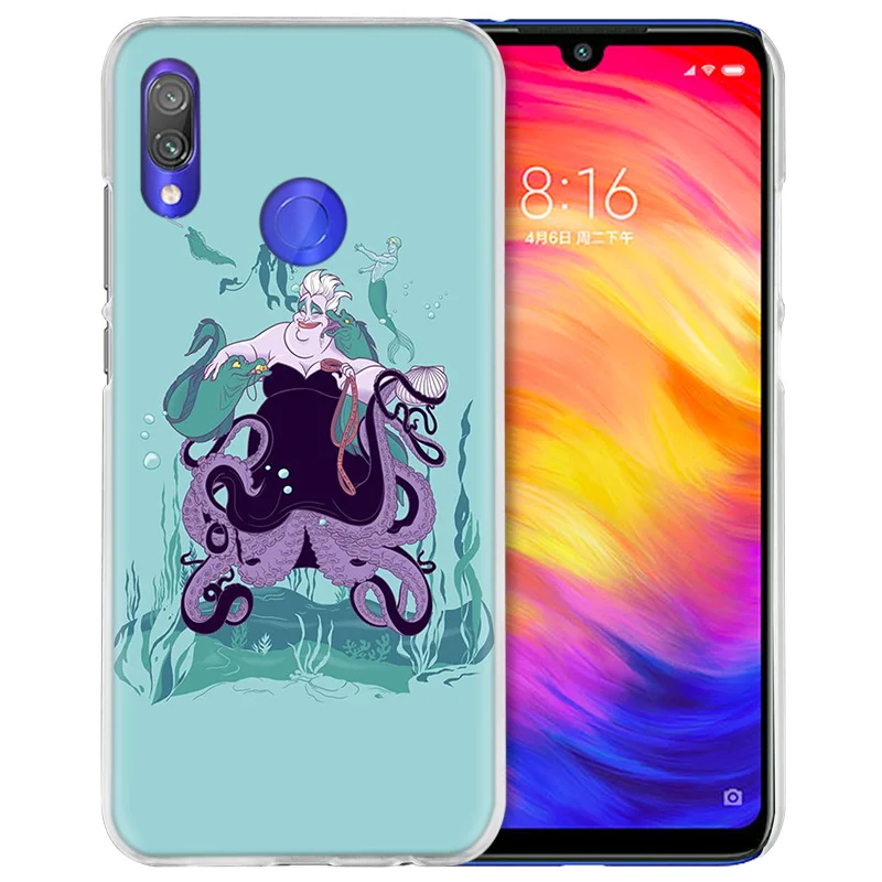 Чехол для Xiaomi Redmi Note 7 7A фотоаппаратов моментальной печати 7S 6 6A 5 Y3 K20 mi 8 до 9 лет CC9 CC9E A1 A2 A3 играть F1 Lite Pro Plus Урсула, Русалочка