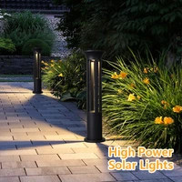 modern led solar garden light outdoor waterproof aluminum street lamp for lawn decoration 3w10w landscape lighting 100v 260v