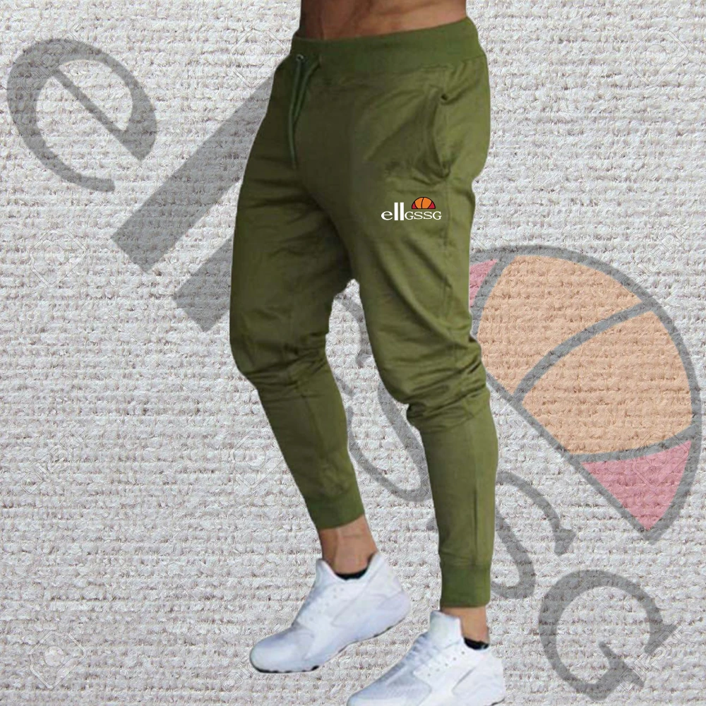 

Spring And Summer Men Sports Pants Breathable Fitness Exercise Men Trousers Pure Color Simple Slim Jogging