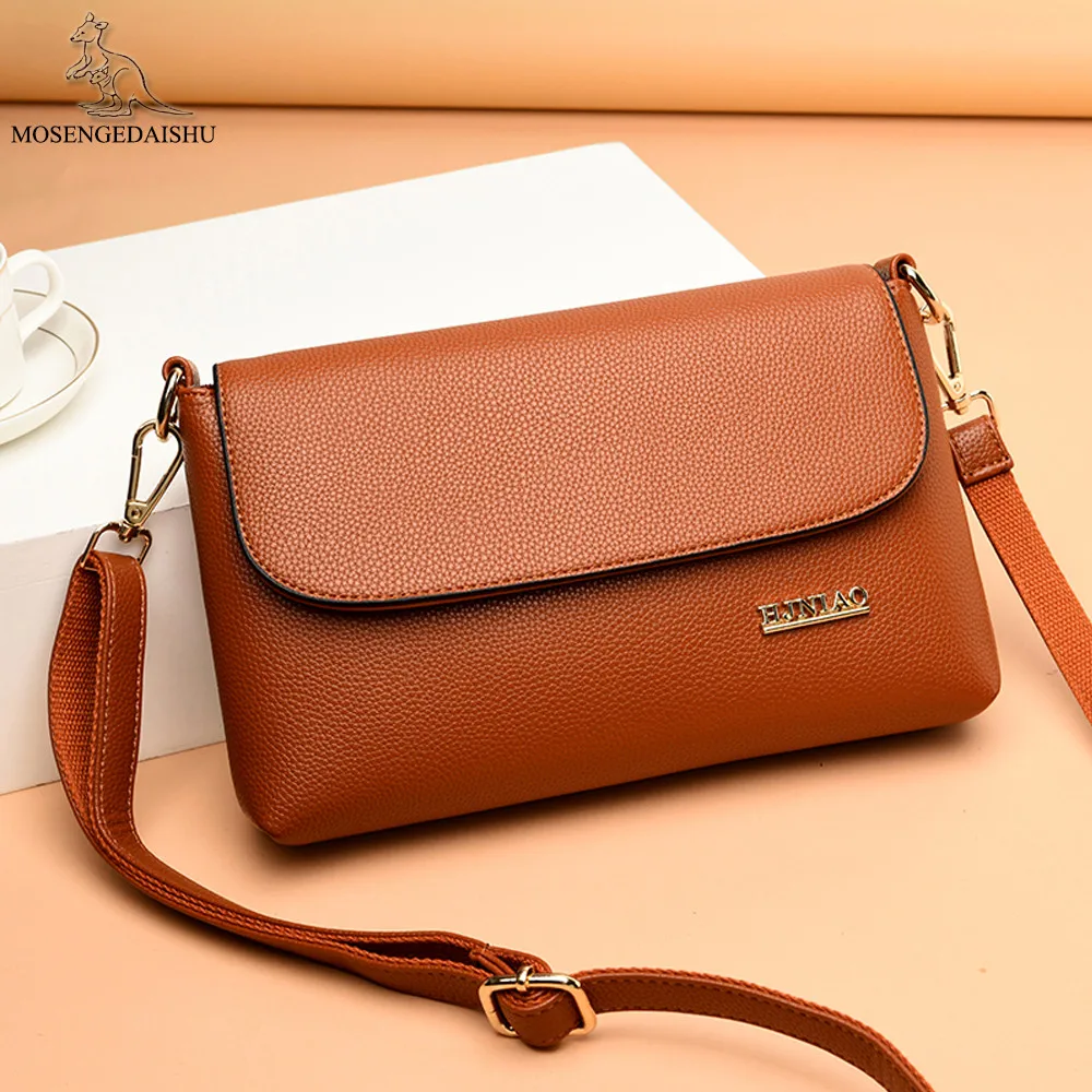 

Сумка женская кожаная, однотонная, с отделением для телефона