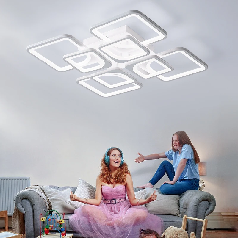 Современный светодиодный Люстра светильник для Гостиная обеденный Кухня