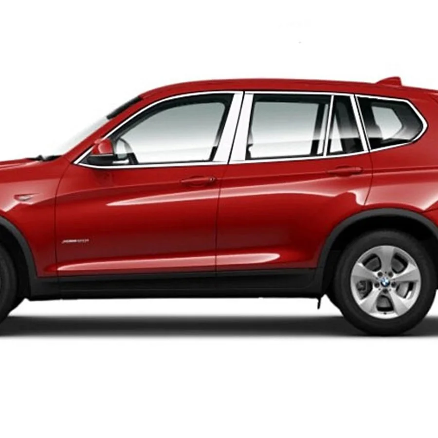 Отделка окна автомобиля из нержавеющей стали 304 украшение для bmw x3 2011 2012 2013 2014 2015