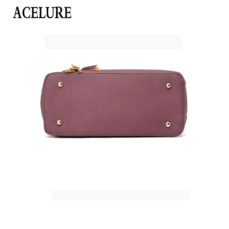 

Solid Color All-match Fashion Shoulder Bags Women Tassel Pendant Messenger Crossbody Bags Zipper Handbags Elegant Ladies Purse
